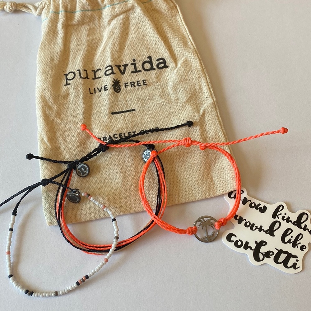 Pura Vida bracelet 3 pack